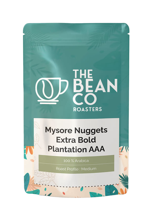 Mysore Nuggets Extra Bold AAA Roasted Coffee Ground - Whole Bean