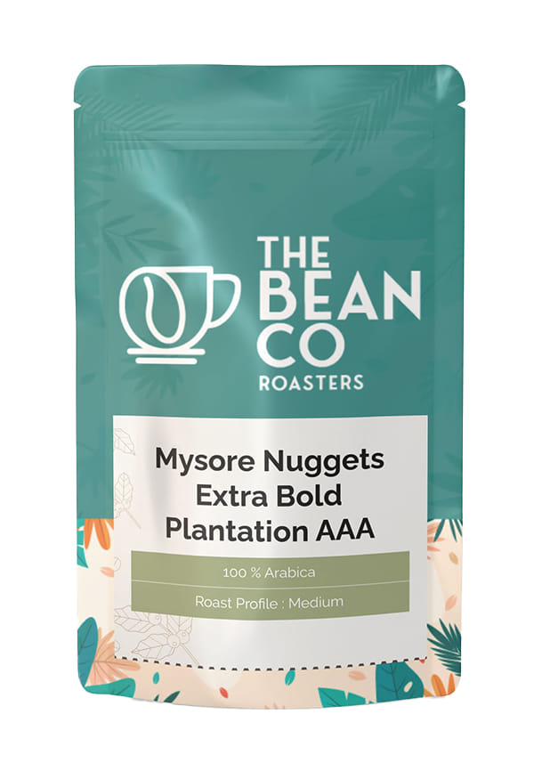 Mysore Nuggets Extra Bold AAA Roasted Coffee Ground - Whole Bean