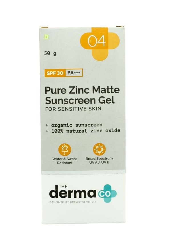 The Derma Co Pure Zinc Matte Sunscreen Gel SPF 30 PA+++ Review