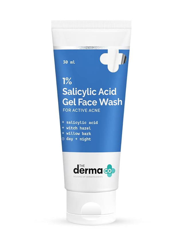 1% Salicylic Acid Gel Face Wash for Active Acne