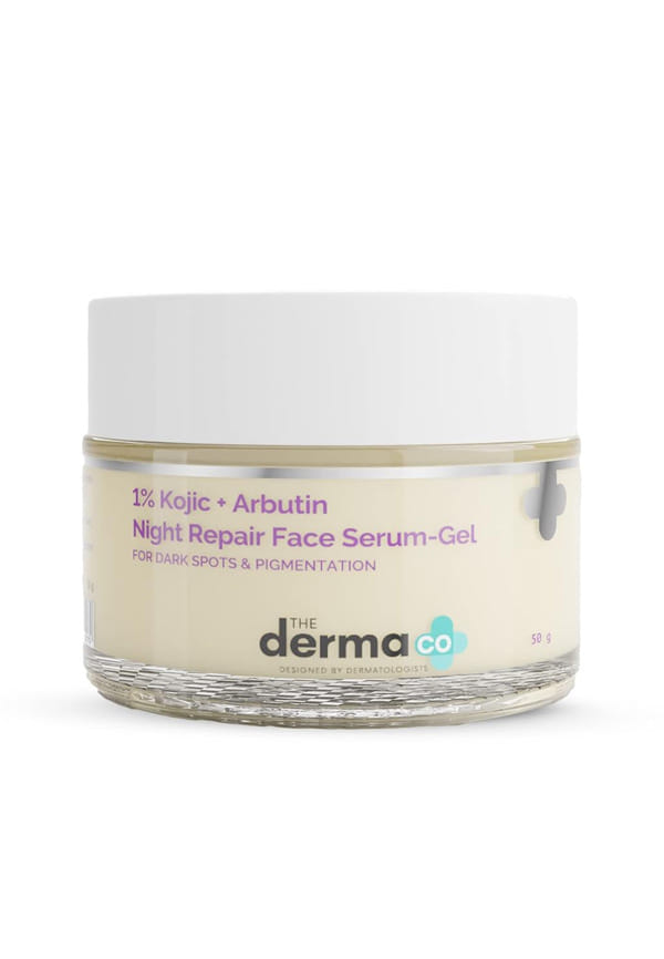 1% Kojic + Arbutin Night Repair Face Serum-Gel