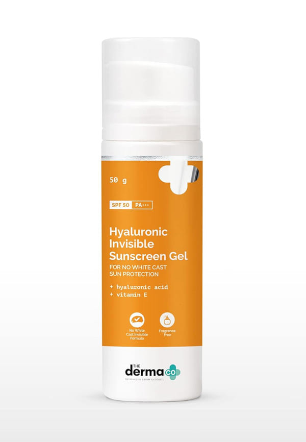 Hyaluronic Invisible Sunscreen Gel with Hyaluronic Acid & Vitamin E