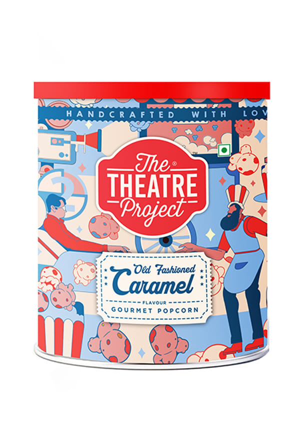 Old Fashioned Caramel Gourmet Popcorn Tin