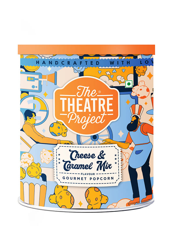 Cheese & Caramel Mix Gourmet Popcorn Tin