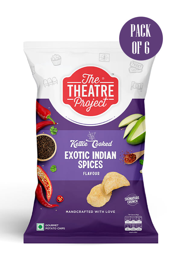 KETTLE COOKED CHIPS- EXOTIC INDIAN SPICES