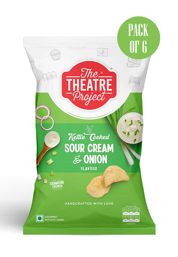 KETTLE COOKED CHIPS- SOUR CREAM & ONION