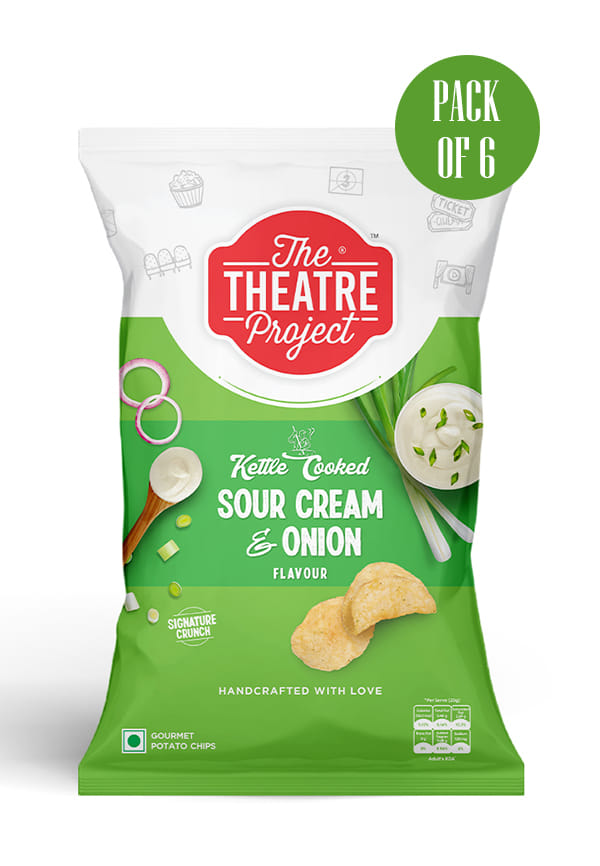 KETTLE COOKED CHIPS- SOUR CREAM & ONION