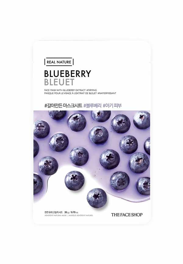 Real Nature Blueberry Face Mask
