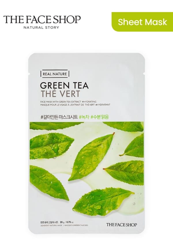 Real Nature Green Tea Face Mask