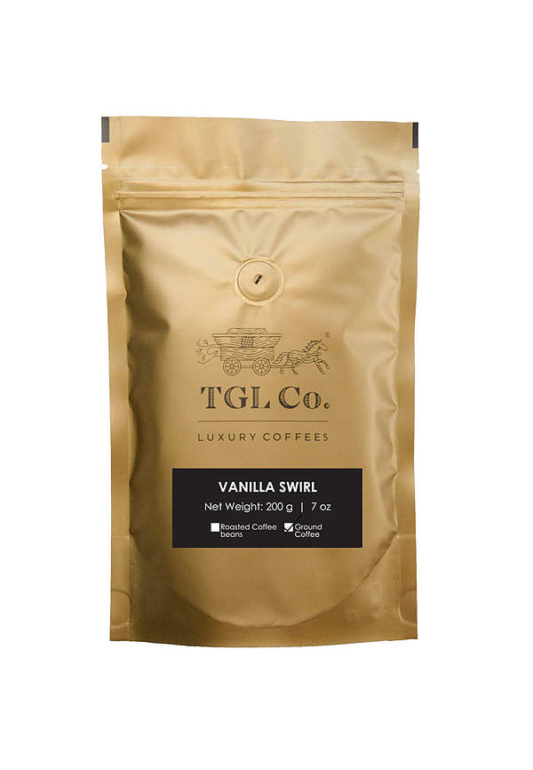Vanilla Swirl Flavoured Coffee Coarse Ground Coffee – thumbnail 2