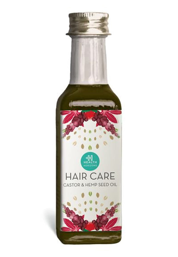 Cold Pressed Hair oil | Hemp Hair Oil Castor Oil for Nourished Hair