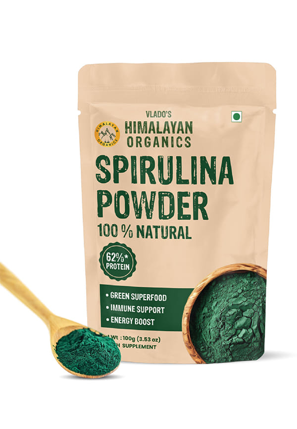 Spirulina Powder | For Men & Women | Natural Superfood | Rich in Protein, Vitamins & Minerals