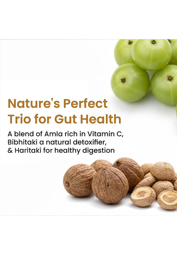Triphala Powder | Triphala Churna For Gut, Immune & Intestinal Health | Colon & Digestion, For Balanced Bowel & Gut Health, Contains Bioactives and Antioxidants, GMP & NPOP Certified Organic I Helps Relieve Constipation | Herbal Supplement | Quick Acidity & Gas Relief – thumbnail 6