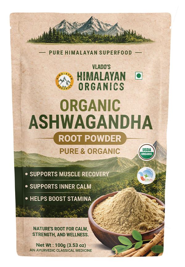 100% Organic Ashwagandha Powder 100gm - Withania Somnifera | Pure Ashwagandha Powder Organic -Support Muscle Recovery & Boost Energy Level | USDA Certified Ashwagandha Supplements for Vitality, Strength & Stress Management 100% Organic Ashwagandha Powder 100gm - Withania Somnifera | Pure Ashwagandha Powder Organic -Support Muscle Recovery & Boost Energy Level | USDA Certified Ashwagandha Supplements for Vitality, Strength & Stress Management