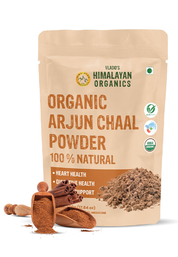 Arjun Chaal Powder | Natural & Pure Herbal Arjun Ki Chaal Powder For Men & Women | USDA Organic | Support Heart Health