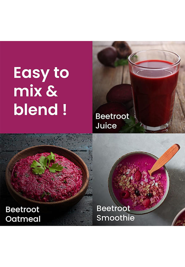 Beetroot Powder For Face, Skin & Hair I Drinking | Eating | 100% Pure & High Natural Antioxidants | Boost Energy | Face Pack for Glowing & Shining Skin | Rich In Antioxidants i Natural Brightening, Anti-Aging & Glowing Complexion – thumbnail 3