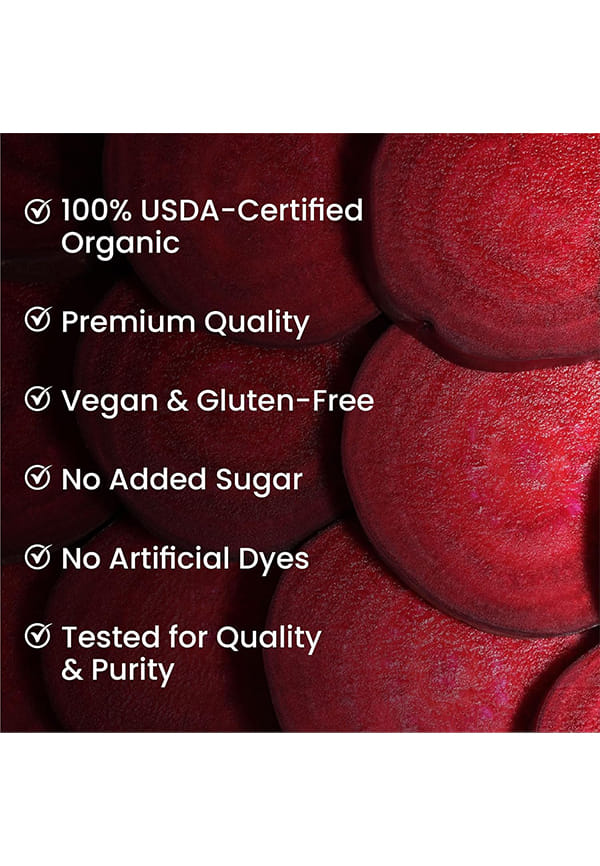 Beetroot Powder For Face, Skin & Hair I Drinking | Eating | 100% Pure & High Natural Antioxidants | Boost Energy | Face Pack for Glowing & Shining Skin | Rich In Antioxidants i Natural Brightening, Anti-Aging & Glowing Complexion – thumbnail 5