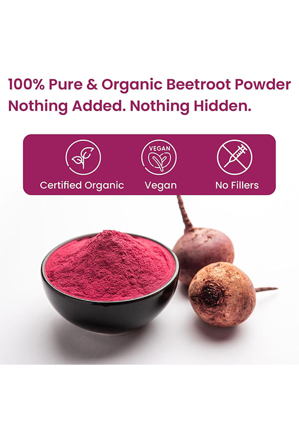 Beetroot Powder For Face, Skin & Hair I Drinking | Eating | 100% Pure & High Natural Antioxidants | Boost Energy | Face Pack for Glowing & Shining Skin | Rich In Antioxidants i Natural Brightening, Anti-Aging & Glowing Complexion – thumbnail 6