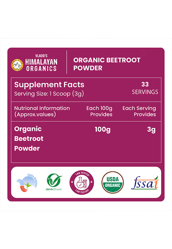 Beetroot Powder For Face, Skin & Hair I Drinking | Eating | 100% Pure & High Natural Antioxidants | Boost Energy | Face Pack for Glowing & Shining Skin | Rich In Antioxidants i Natural Brightening, Anti-Aging & Glowing Complexion – thumbnail 7