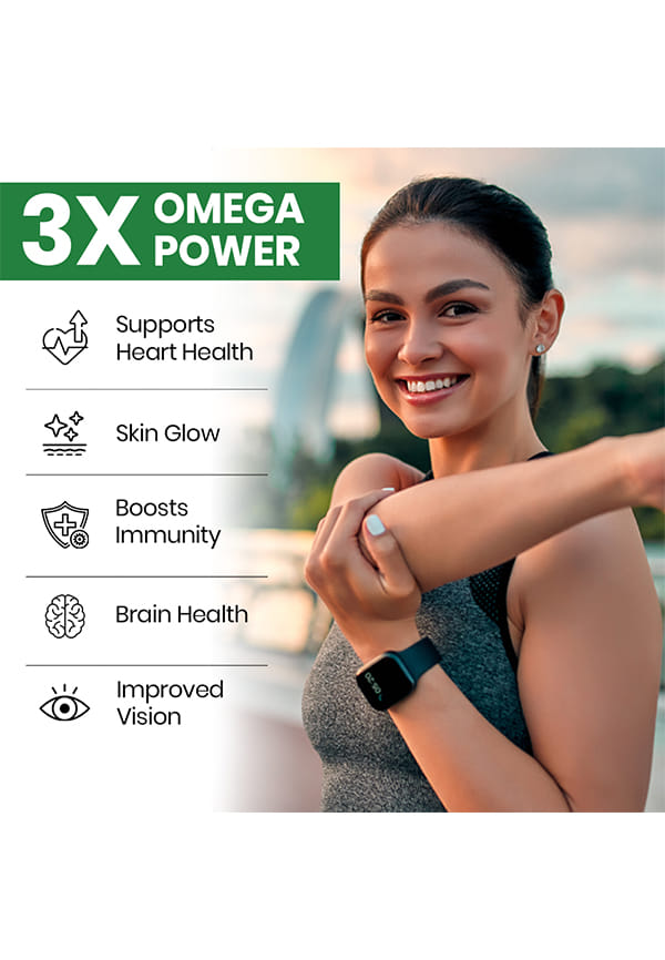 Vlado's Himalayan Organics Omega 3 6 9 Vegan Natural Nutrition Supplement for Muscle, Bone , Heart & Skin - 60 Capsules – thumbnail 5