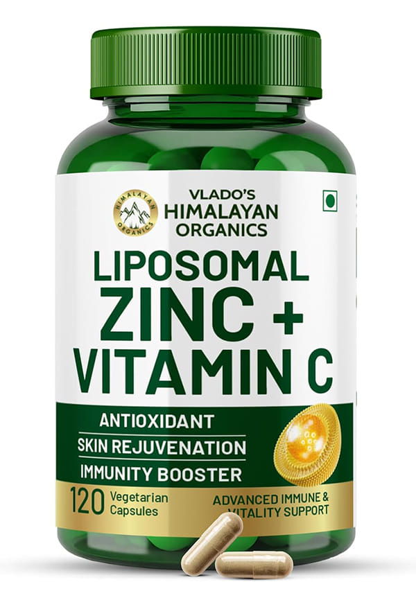 Vlado's Himalayan Organics Plant Based Zinc with Vitamin C