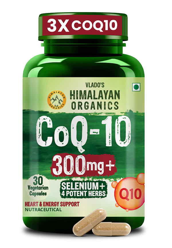 Vlado's Himalayan Organics CoQ10 -125mg With BioPepper - 5mg