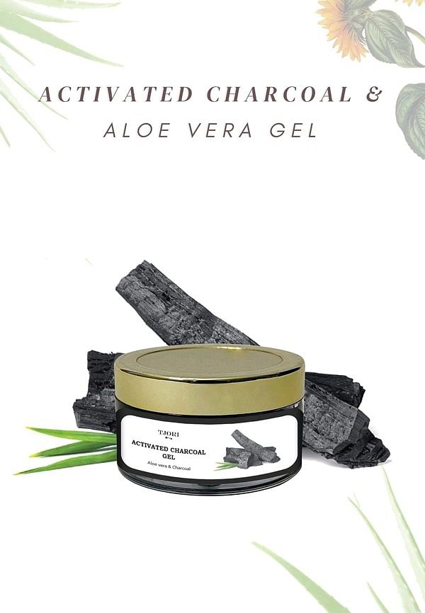 Activated Charcoal and Aloe Vera Gel