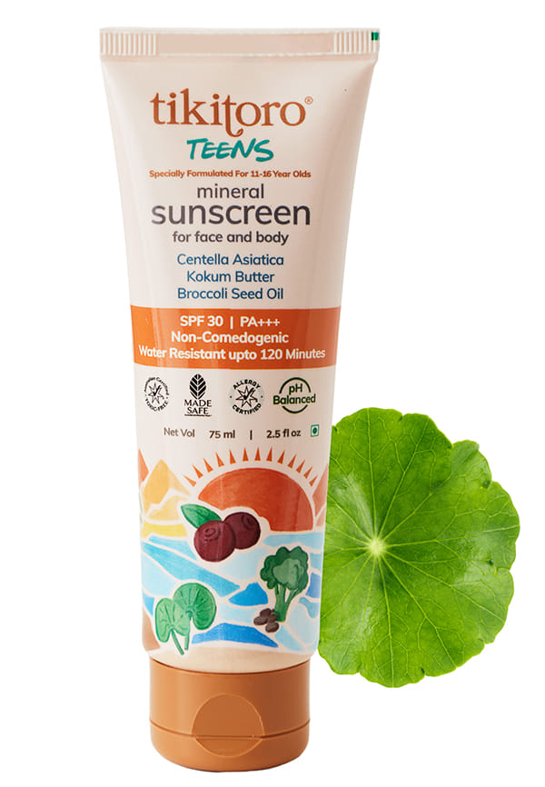 Teens Mineral Sunscreen with SPF 30, PA+++ Teens Mineral Sunscreen with SPF 30, PA+++