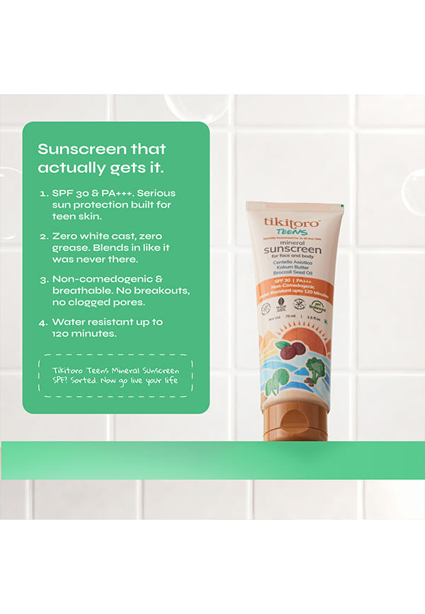 Teens Mineral Sunscreen with SPF 30, PA+++ – thumbnail 5