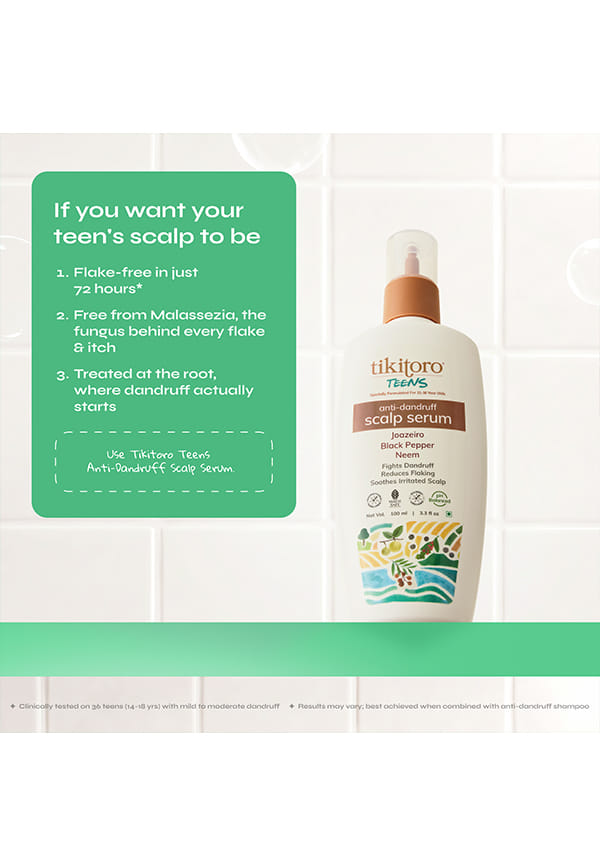 Teens Anti-Dandruff Scalp Serum with Joazeiro, Black Pepper, and Neem – thumbnail 5