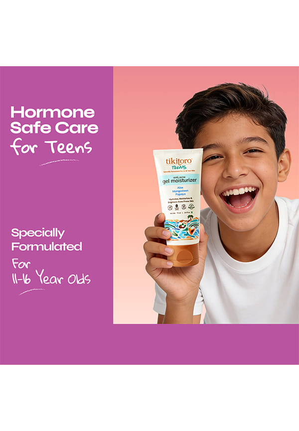 Teens Anti-Acne Gel Moisturizer with Aloe, Mangosteen, Papaya – thumbnail 7