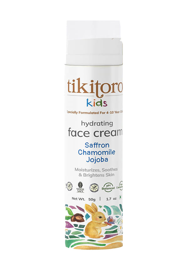 Kids Hydrating Face Cream with Saffron, Chamomile & Jojoba Oil
