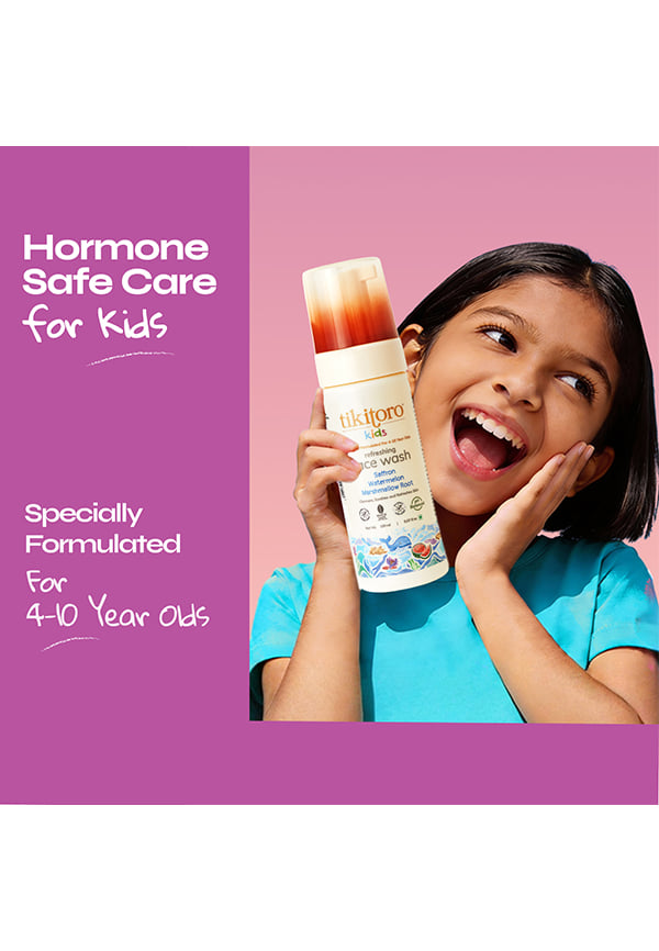Kids Refreshing face wash| Pediatrician Approved | 100% Vegan with Saffron, Watermelon and Marshmallow Root – thumbnail 6