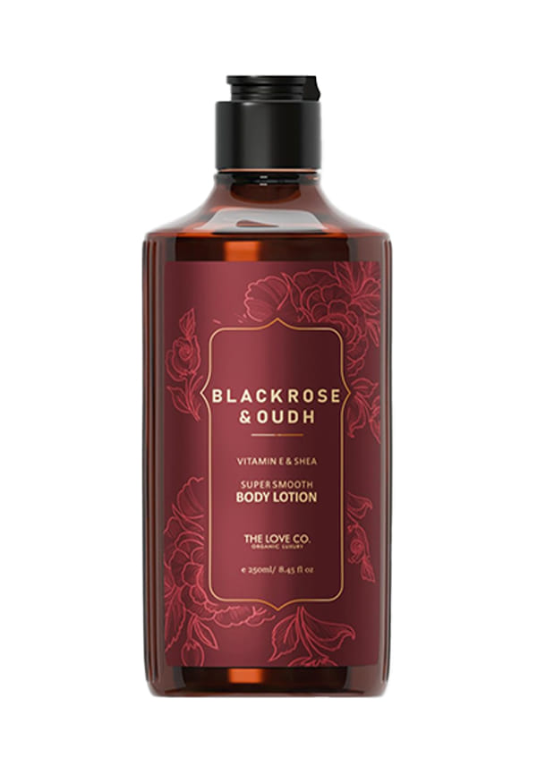Body Lotion - Luxury Mesmerising Body Lotion Black Rose & Oudh moisturizer Lotion For | Deep Hydration| All Skin Types | Beachy | 100% Vegan | Paraben, Silicone & Mineral Oil Free | 300ml