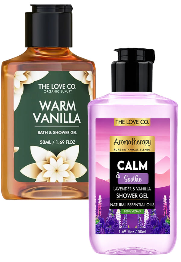 Warm Vanilla Bath & Shower Gel and Lavender Shower Gel Combo Warm Vanilla Bath & Shower Gel and Lavender Shower Gel Combo