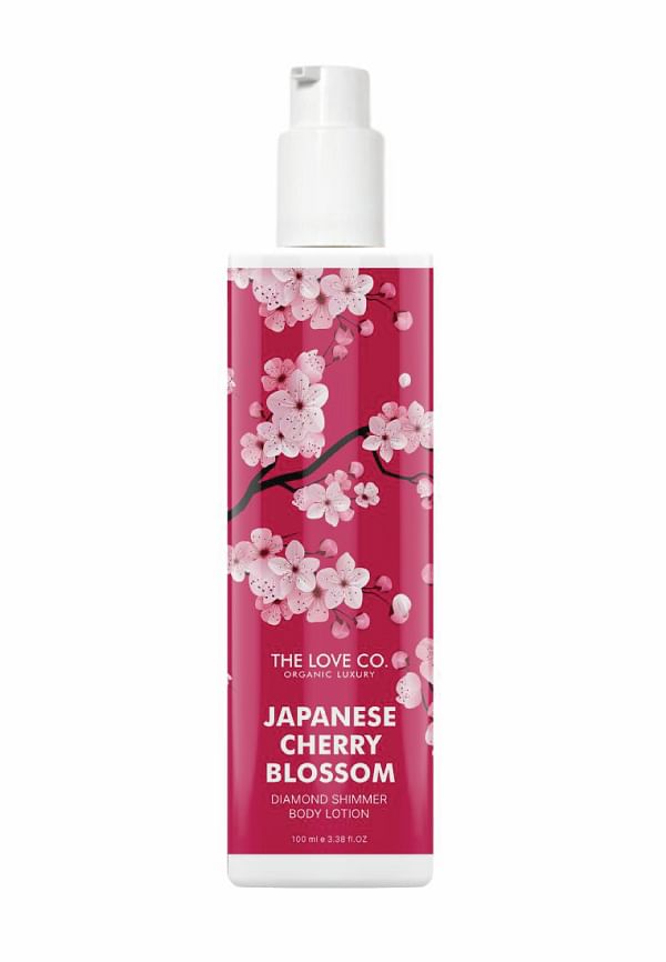 Japanese Cherry Blossom Diamond Shimmer Lotion