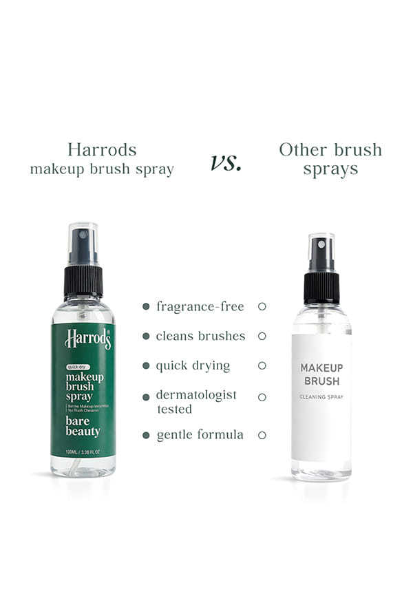 Harrods Instant Make-Up Brush Cleaner Spray - Quick and Effortless Solution – thumbnail 3