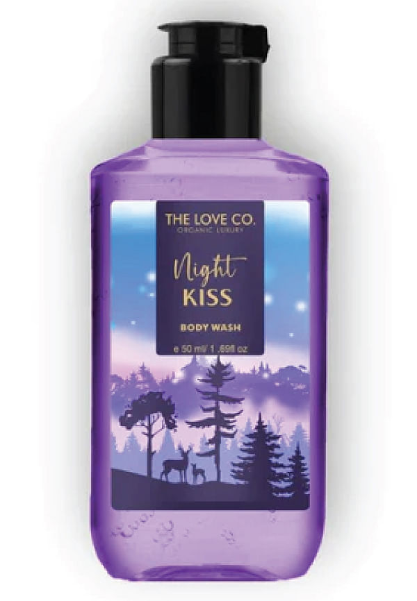 Night Kiss Bath & Shower Gel - 100% Vegan Shower Gel for Women and Men - Skin Care