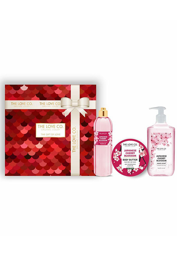 Cherry Blossom Bath and Body Care Diwali Hamper Gift Box