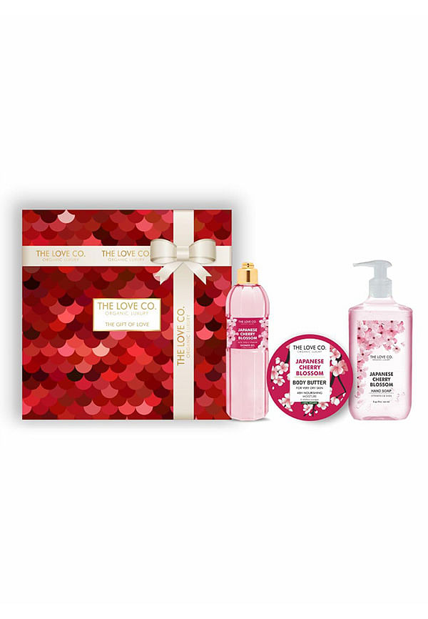 Japanese Cherry Blossom Bath and Body Care Gift Box