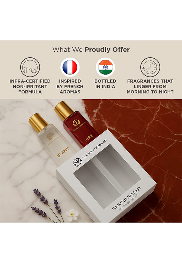 Blanc & Fire Perfume for Men | The Classic Scent Duo – thumbnail 6