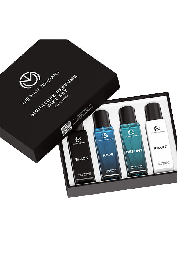 BLACK + HOPE + DESTINY + PRAVY - Signature Perfume Gift Set for Men BLACK + HOPE + DESTINY + PRAVY - Signature Perfume Gift Set for Men
