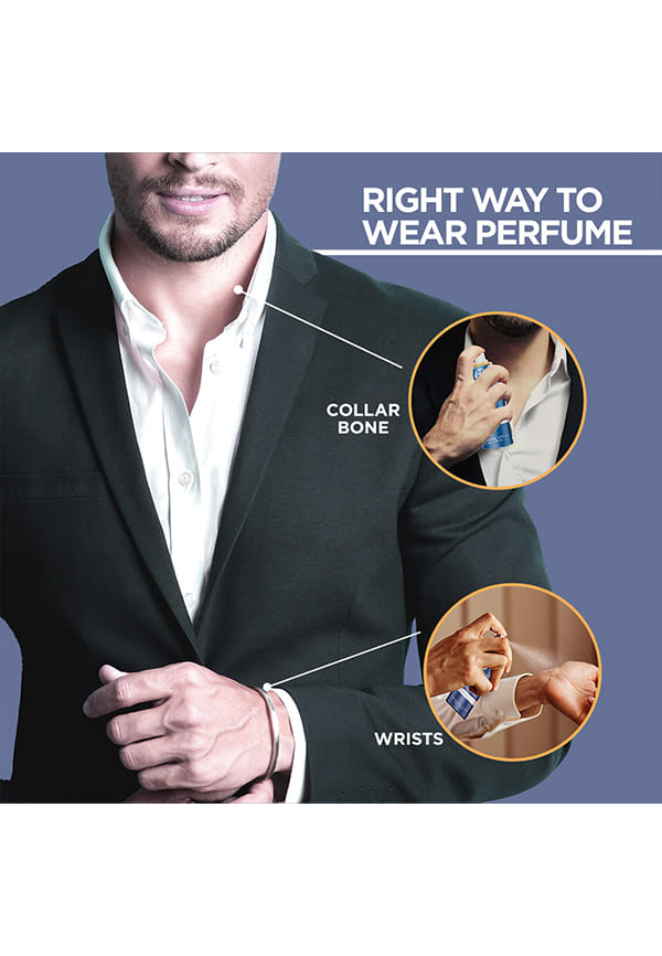 Bleu Body Perfume Deodorant Spray - For Men – thumbnail 3