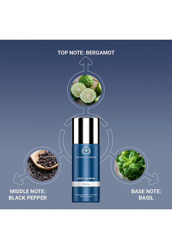 Bleu Body Perfume Deodorant Spray - For Men – thumbnail 4