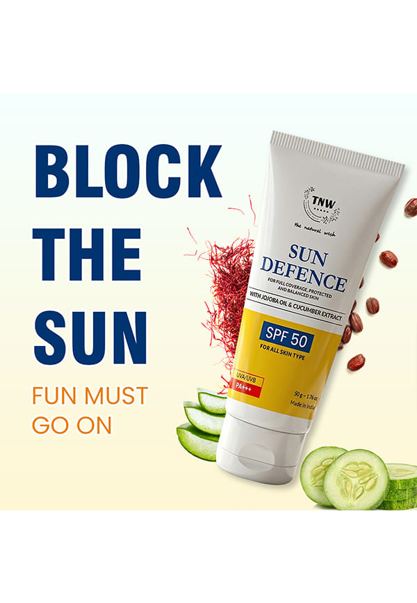 Sun Defence Sunscreen SPF50 PA++ UVA/UVB Clinically Approved QUICK ABSORB | Made with Natural Ingredients 50g – thumbnail 2