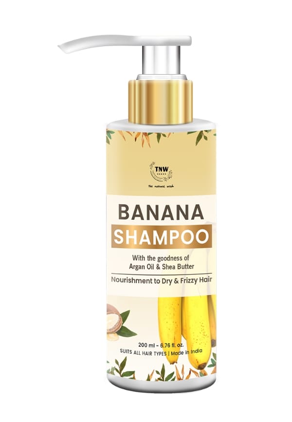 Banana Shampoo for Frizz | AntiFrizz Shampoo for All Hair Types | Banana Shampoo for Manageable Hair200ml Banana Shampoo for Frizz | AntiFrizz Shampoo for All Hair Types | Banana Shampoo for Manageable Hair200ml