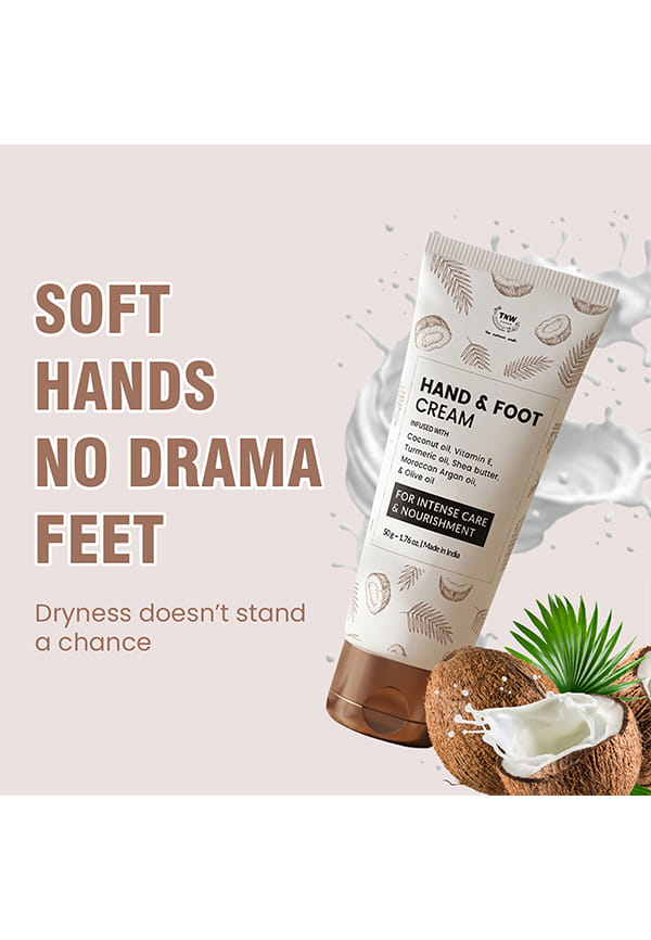 Hand and Foot Cream for Nourished Hand & Feet | NonSticky and Quick Absorbing Hand & Foot Cream | ChemicalFree Cream for Excellent Moisturization50gm – thumbnail 2