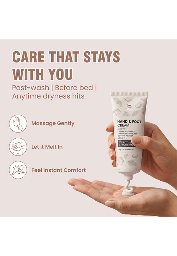 Hand and Foot Cream for Nourished Hand & Feet | NonSticky and Quick Absorbing Hand & Foot Cream | ChemicalFree Cream for Excellent Moisturization50gm – thumbnail 3