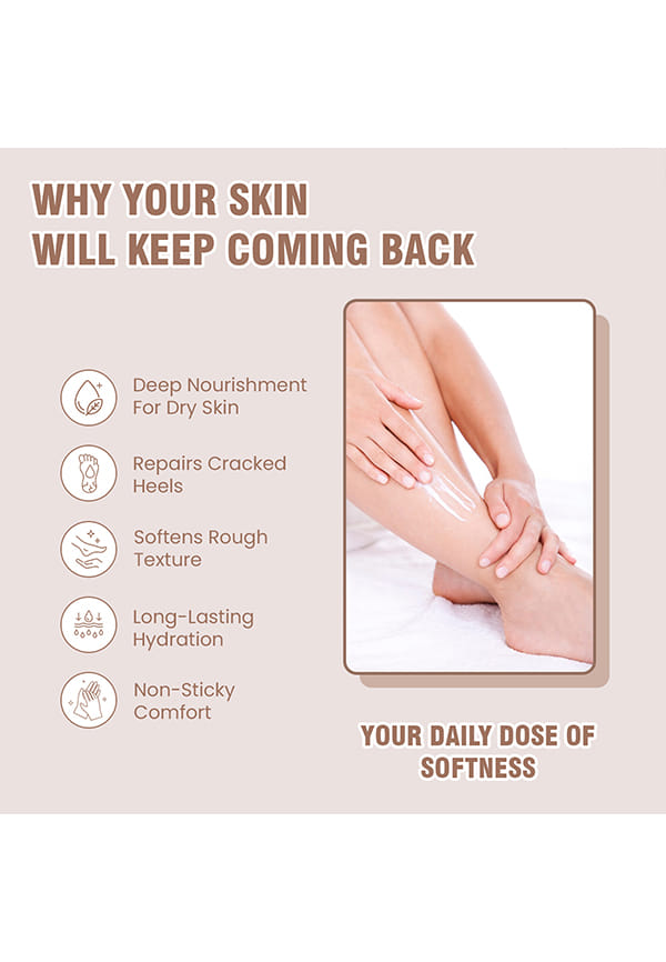 Hand and Foot Cream for Nourished Hand & Feet | NonSticky and Quick Absorbing Hand & Foot Cream | ChemicalFree Cream for Excellent Moisturization50gm – thumbnail 4