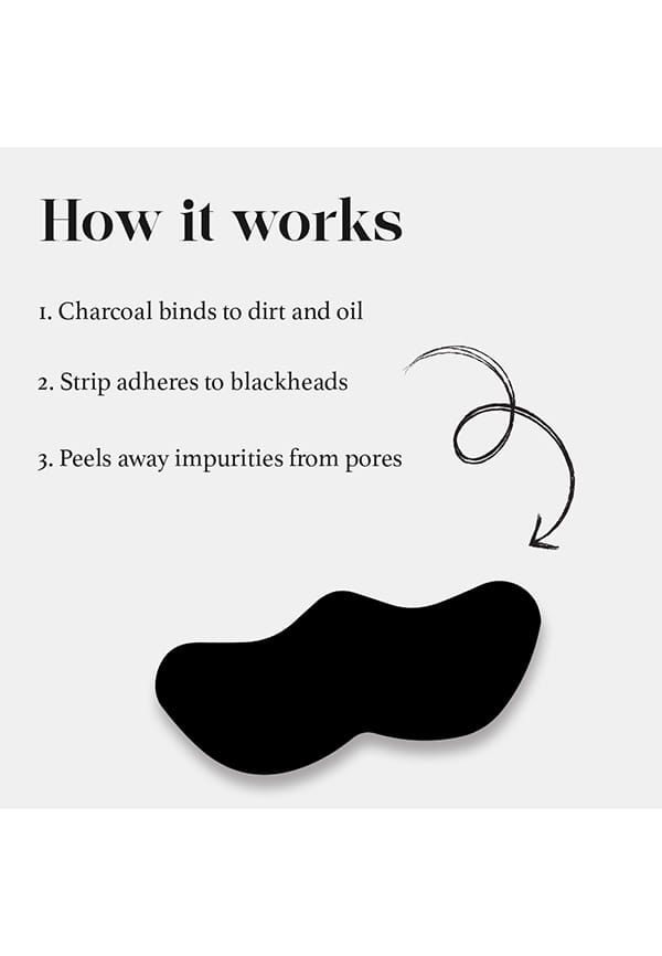 Charcoal Nose Strips for Blackheads and Whiteheads – thumbnail 2
